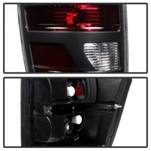 Honda Ridgeline Tail Light - Driver Side - SPYDER - xTune OEM Style - Red Smoked - `06-`08