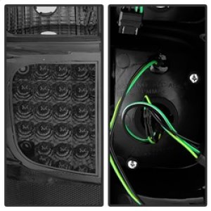 Chevrolet Suburban Tail Lights - Rear - SPYDER - xTune LED - Smoked - `07-`14