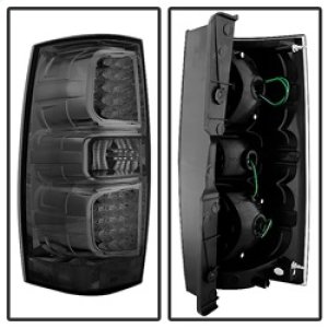 Chevrolet Suburban Tail Lights - Rear - SPYDER - xTune LED - Smoked - `07-`14