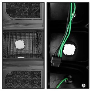 Chevrolet Suburban Tail Lights - Rear - SPYDER - xTune LED - Smoked - `07-`14