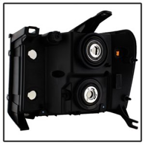 GMC Sierra Headlights - Front - SPYDER - xTune Crystal - Black - `07-`13