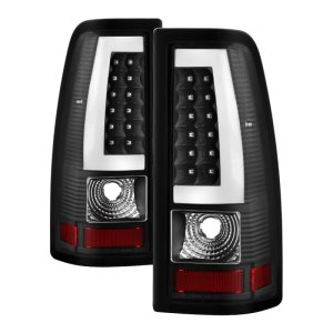 Chevrolet Silverado 1500 Tail Lights - Rear - SPYDER - Light Bar LED - Black - `03-`06