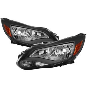 Ford Focus Headlights - SPYDER - xTune OEM Style - Black - `12-`14
