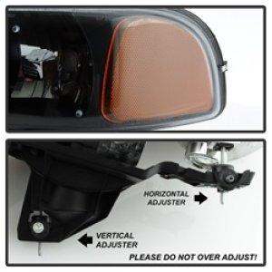 GMC Yukon Headlights - SPYDER - xTune - Black - `00-`06