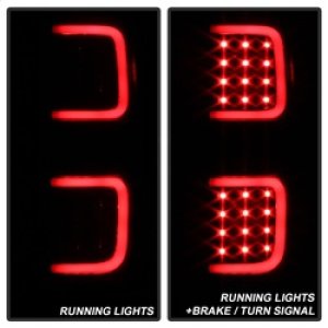 Ford F-150 Tail Lights - SPYDER - xTune LED - Black Smoke - `09-`14