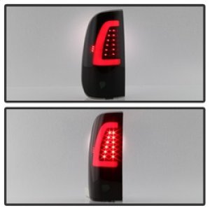 Ford F-150 Tail Lights - SPYDER - xTune, LED, Light Bar - Black Smoke - `97-`03