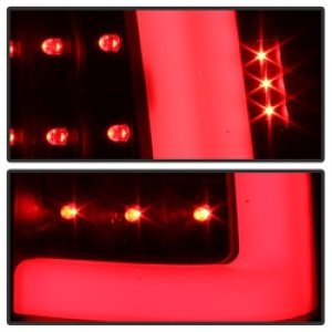 Chevrolet Silverado 1500 Tail Lights - SPYDER - xTune Light Bar LED Version 3 - Black - `99-`02