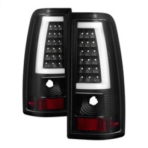 Chevrolet Silverado 1500 Tail Lights - SPYDER - xTune Light Bar LED Version 3 - Black - `99-`02