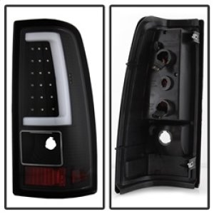 Chevrolet Silverado 2500 Tail Lights - SPYDER - xTune Light Bar LED Version 3 - Black - `99-`02