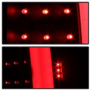 Chevrolet Silverado 3500 Tail Lights - SPYDER - xTune Version 3 Light Bar LED - Black Smoke - `99-`02