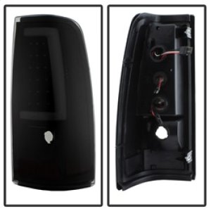 Chevrolet Silverado 3500 Tail Lights - SPYDER - xTune Version 3 Light Bar LED - Black Smoke - `99-`02