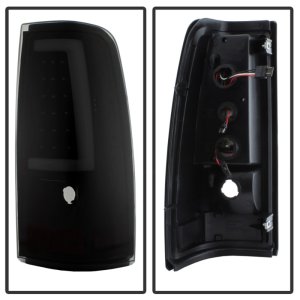 Chevrolet Silverado 3500 Tail Lights - SPYDER - xTune Version 3 Light Bar LED - Black Smoke - `99-`02