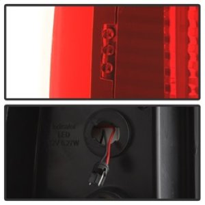 Chevrolet Silverado 2500 Tail Lights - SPYDER - xTune Version 3 Light Bar LED - Red Clear - `99-`02