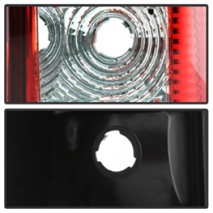 Chevrolet Silverado 3500 Tail Lights - SPYDER - xTune Version 3 Light Bar LED - Red Clear - `99-`02