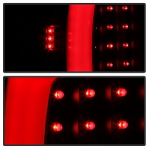 Dodge Ram Tail Lights - SPYDER - Light Bar LED - Black - `94-`01