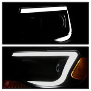 Chevrolet Colorado Headlights - SPYDER - xTune DRL Light Bar Projector - Black Smoked - `15-`17