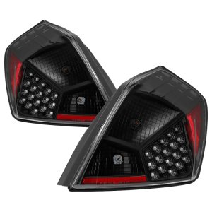 Nissan Altima Tail Lights - SPYDER - xTune LED - Black - `07-`12