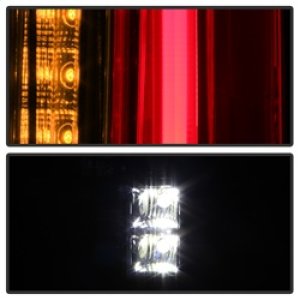 GMC Yukon Tail Lights - SPYDER - xTune LED (Escalade Style) - Black - `15-`17