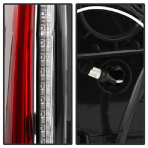 GMC Yukon Tail Lights - SPYDER - xTune LED (Escalade Style) - Black - `15-`17