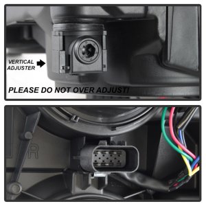 Chevrolet Silverado 1500 Headlights - SPYDER - OEM Style - Black - `14-`15