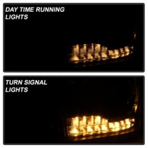 Dodge Ram Headlights - SPYDER - xTune Projector - Black - `13-`17