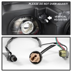 Chevrolet Colorado Headlights - Driver Side - SPYDER - xTune, OEM, Halogen Models Only - `15-`17 Chevrolet Colorado Headlights - Driver Side - SPYDER - xTune, OEM, Halogen Models Only - `15-`17