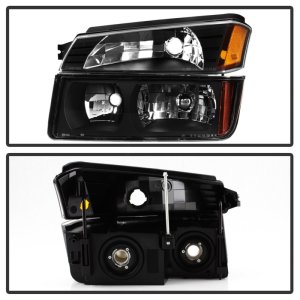 Chevrolet Avalanche Headlights - SPYDER - xTune - Black - `02-`06 Chevrolet Avalanche Headlights - SPYDER - xTune - Black - `02-`06