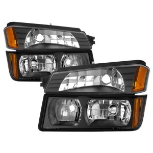 Chevrolet Avalanche Headlights - SPYDER - xTune - Black - `02-`06 Chevrolet Avalanche Headlights - SPYDER - xTune - Black - `02-`06