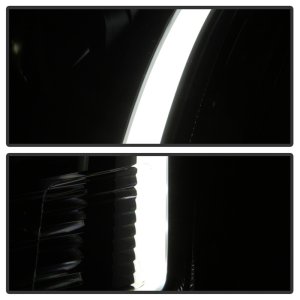 Ford Fusion Headlights - SPYDER - xTune Light Bar DRL Projector - Black - `06-`09 Ford Fusion Headlights - SPYDER - xTune Light Bar DRL Projector - Black - `06-`09