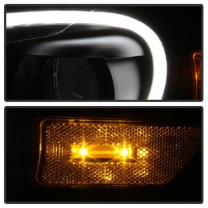 Chevrolet Impala Headlights - SPYDER - LED Light Bar - Black - `06-`13