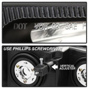 Chevrolet Express 1500 Headlights - SPYDER - OEM Style - Black - `03-`17 Chevrolet Express 1500 Headlights - SPYDER - OEM Style - Black - `03-`17