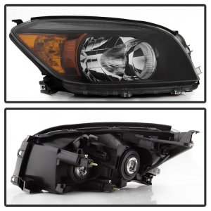 Toyota RAV4 Headlights - SPYDER - OEM Style - Black - `06-`08