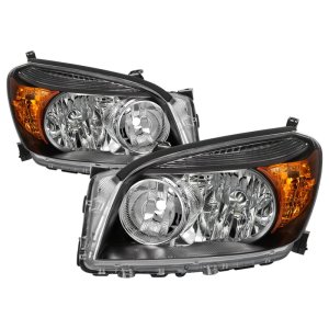 Toyota RAV4 Headlights - SPYDER - OEM Style - Black - `06-`08