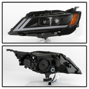 Chevrolet Impala Headlights - SPYDER - DRL Halogen Projector - Black - `14-`18
