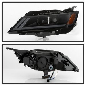 Chevrolet Impala Headlights - SPYDER - DRL Light Bar Projector - Black Smoke - `14-`18 Chevrolet Impala Headlights - SPYDER - DRL Light Bar Projector - Black Smoke - `14-`18