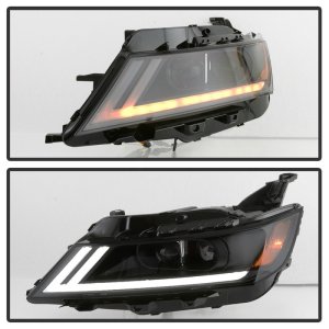 Chevrolet Impala Headlights - SPYDER - DRL Light Bar Projector - Black Smoke - `14-`18 Chevrolet Impala Headlights - SPYDER - DRL Light Bar Projector - Black Smoke - `14-`18