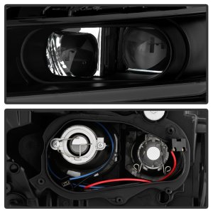 Chevrolet Impala Headlights - SPYDER - DRL Light Bar Projector - Black Smoke - `14-`18 Chevrolet Impala Headlights - SPYDER - DRL Light Bar Projector - Black Smoke - `14-`18