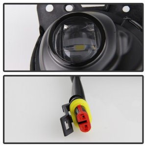 Mazda 3 Fog Lights - SPYDER - LED w/Switch - Clear - `17-`18