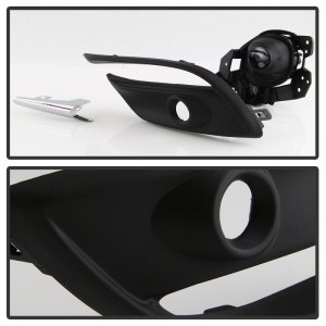 Mazda 3 Fog Lights - SPYDER - LED w/Switch - Clear - `17-`18