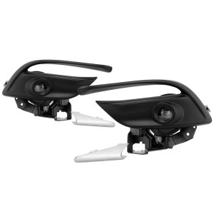 Mazda 3 Fog Lights - SPYDER - LED w/Switch - Clear - `17-`18