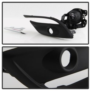 Mazda 3 Fog Lights - SPYDER - LED w/Switch - Clear - `17-`18