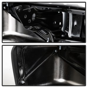 GMC Sierra 1500 Bumper - Rear - SPYDER - OEM Style Steel - Chrome - `07-`13