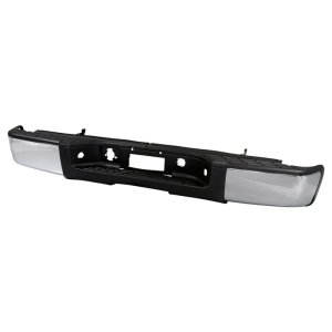 GMC Sierra 1500 Bumper - Rear - SPYDER - OEM Style Steel - Chrome - `07-`13
