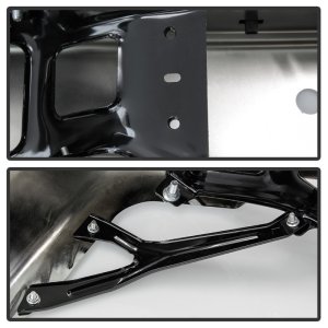 Dodge Ram 1500 Bumper - Rear - SPYDER - OEM Style Steel w/Parking Sensors Hole - Chrome - `09-`18