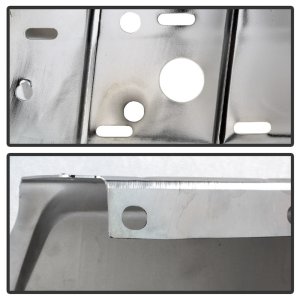 Ford F250 Bumper Cap - Rear Left - SPYDER - w/ Sensor Hole - Chrome - `17-`19