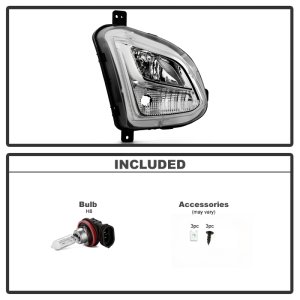 Chevrolet Equinox Fog Lights - Right (Passenger Side) - SPYDER - OEM Style - `18-`20