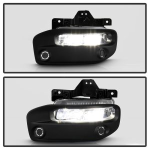 Dodge Ram 2500 Fog Lights - SPYDER - OEM Full LED + Universal Switch - `19-`22