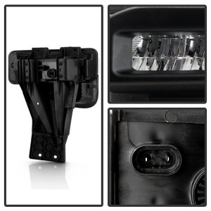 Ford F250 Super Duty Fog Lights - SPYDER - OEM Full LED w/ Switch - Clear - `20-`22