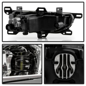 Nissan Titan Fog Lights - SPYDER - OEM Style w/Switch - Clear - `20-`22