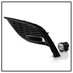 Toyota Camry Fog Lights - SPYDER - LED, OEM Style, w/OEM Switch - Clear - `21-`23